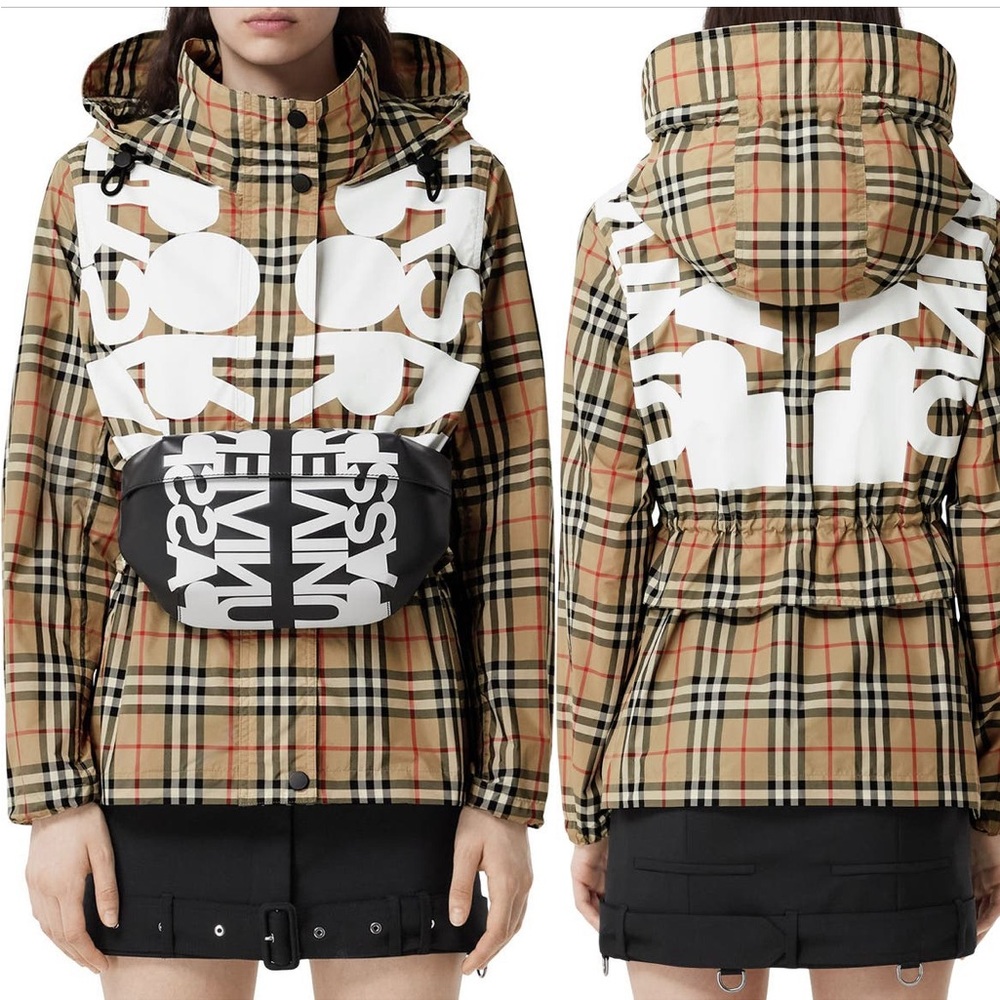 In search of Burberry Amble Check & Slogan